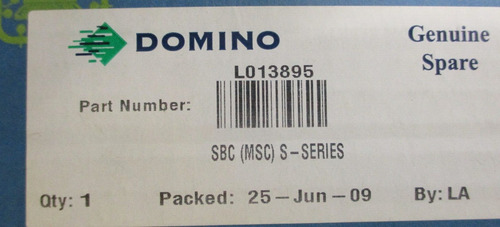 Domino Genuine Spare Pc Board L013895 Sbc (msc) S-series Ccd