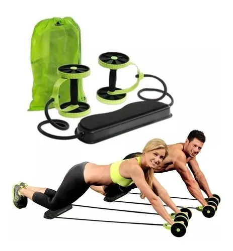 Revoflex Xtreme Rueda Abdominales + Bolso+guia De Ejercicios