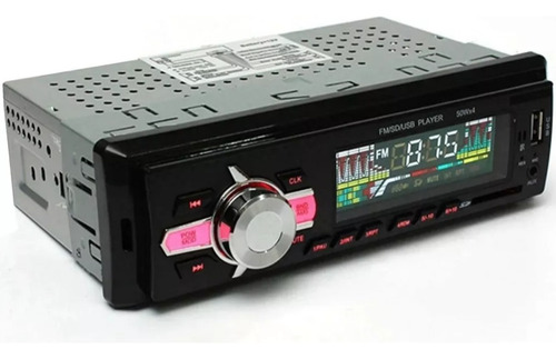 Radio De Auto 1 Din Bluetooth Usb Mp3 Microsd Aux Fm 60wx4