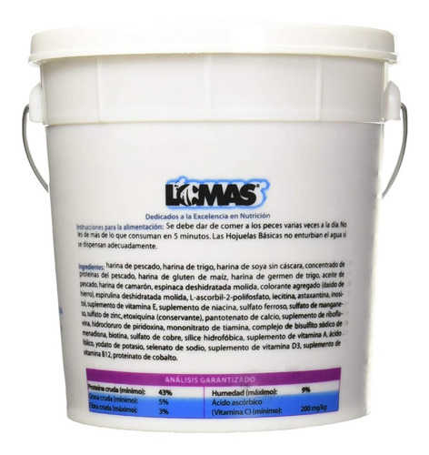 Alimento P/peces Hojuelas Básicas Lomas De 1 Kg (wardley)