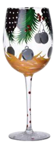 Navideña, Copa Para Beber Vino, Copa Para Vino Estilo D