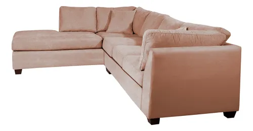 Sofá Seccional Padua Izquierdo Tela Velvet Latam Home