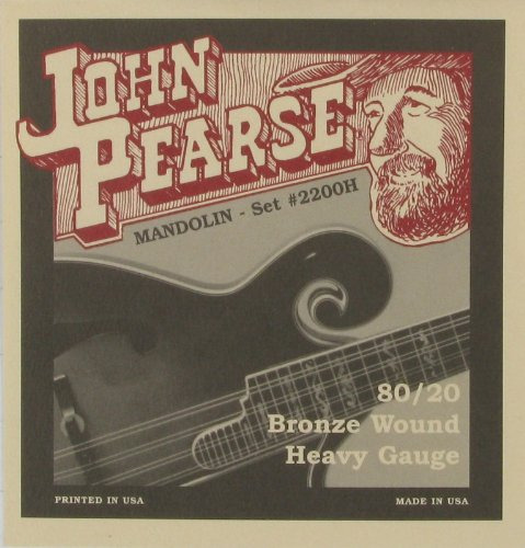 Mandolina John Pearse 80/20 Bronce Heavy