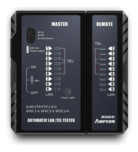 Ethernet Cable Tester Rj45 Rj11 Ampcom Network Tester 2024