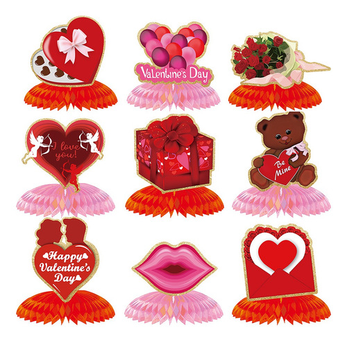 Centro De Mesa Vintage Con Forma De Corazón De Papel 3d Para