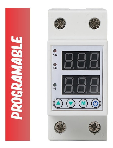 Imagen 1 de 6 de Protector De Voltaje Programable Integral 220v Y 63a