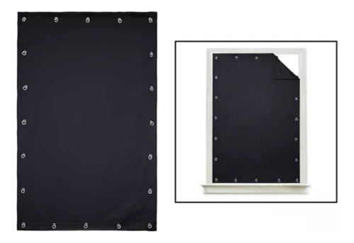 Qy . Cortinas Blackout Portable Janela Block Cortinas De Luz
