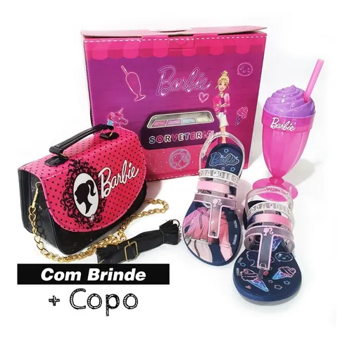 Sandalia barbie cheap com brinde