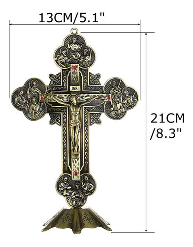 Imagen 4 de 10 de Pared C De Pie Del Altar Religioso Católico Inri De Bronce A