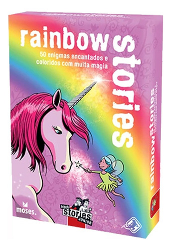 Black Stories Junior Rainbow Stories Jogo Cartas Galapagos: Rainbow Stories, De Holger Bösch. Série Black Stories Junior Editora Galápagos Em Português, 2019