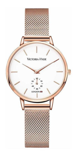 Reloj Mujer Victoria Hyde Vh4001-3m Cuarzo Pulso Oro Rosa