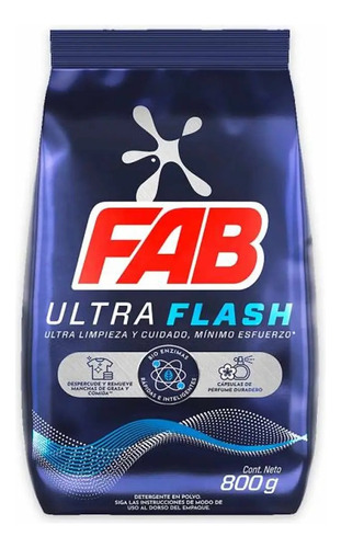 Jabon Fab Ultra Flash De 800 G - g a $16