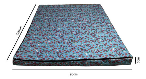 Colchoneta Premium Extra Grande Para Mascota Color Azul
