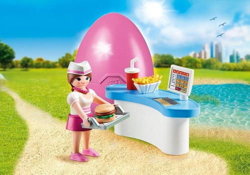 Playmobil 70084 Garçonete Ovo Rosa Geobra