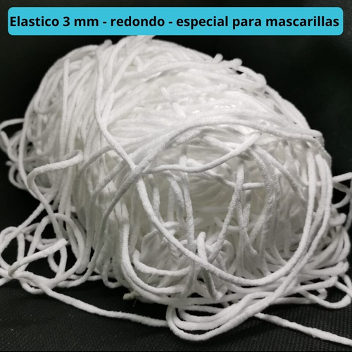 Elásticos Redondo 3mm - 100 Metros
