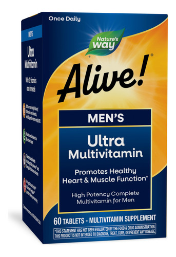 Nature's Way Alive! Multivitamínico Hombres 60 Tab