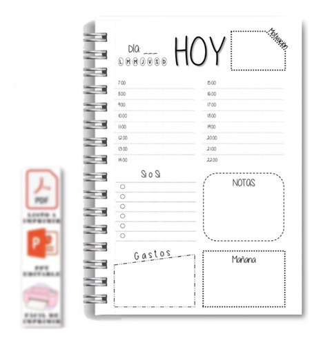 Pack Para Imprimir Agenda  -  Perpetua (ptt Y Pdf) A4 A5