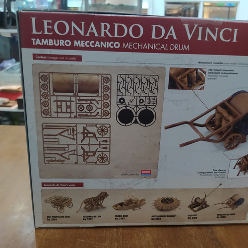 Maqueta Para Armar Italeri Tambor Mécanico Da Vinci