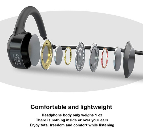 Moing Wireless Bone Conduction Auriculares Bluetooth 5.0 ...