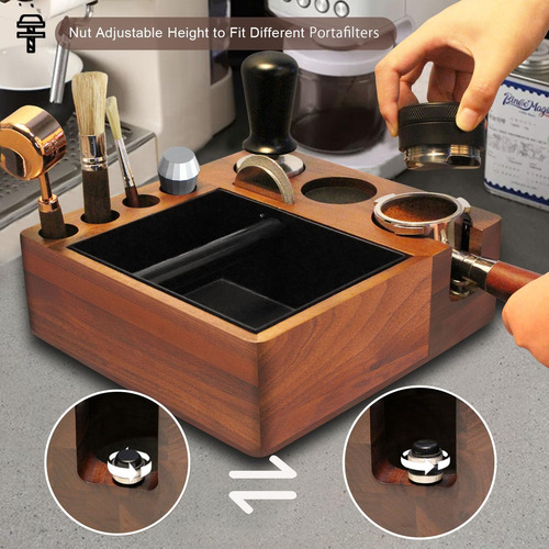 Caja De Golpeteo De La Estación De Tampas De Espresso, De De