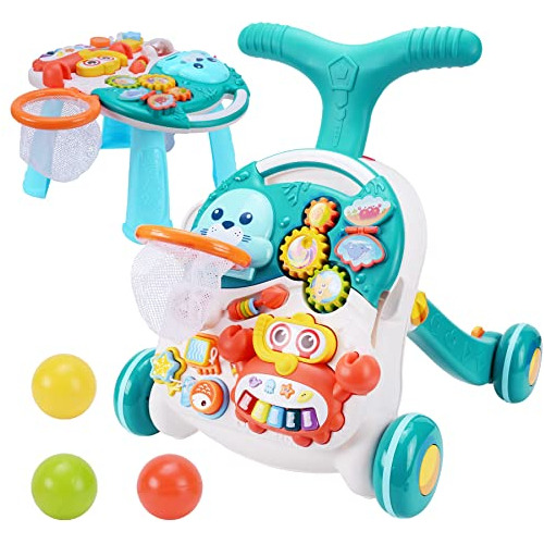 Meryi Sit-to-stand Walker With Activity Center  Multifuncti