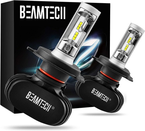 Beamtech H4 Led Faro Led, 50w 6500k 8000 Lúmenes Extremadura