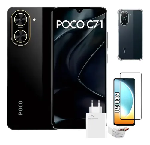 Smartphone Xiaomi Poco C71 Dual Sim 128gb 4+4ram + Brindes