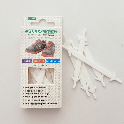 Imagem 1 de 5 de Kit Cadarços De Silicone Elástico Sem Laço Para Tênis 6 Cxs