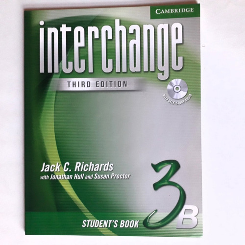 Interchange 3 B   Student´s Book + Cd  Nuevo  3era Edición