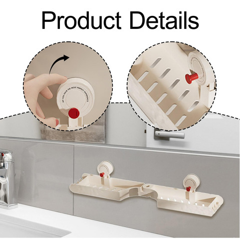 Estante De Almacenamiento Para Baño, Estante De Blanco