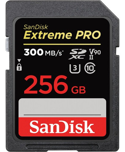 Cartão Memória Sandisk Extreme Pro Sd Xc 256gb 300mbs Uhs-ii