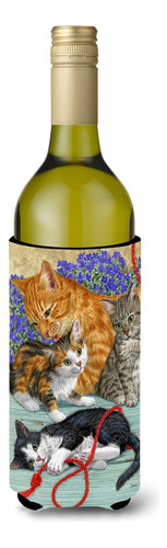 Abrazador Botella Vino Para Gato Multicolor
