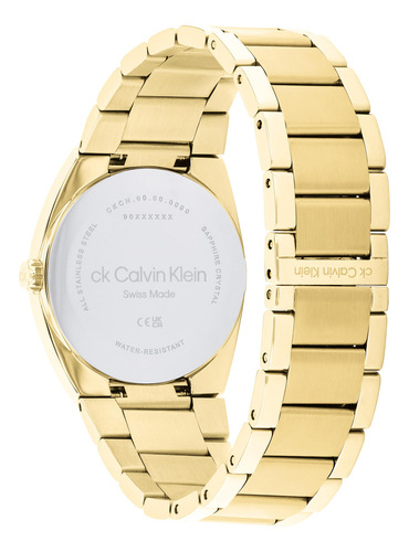 Reloj Calvin Klein Swiss Timeless Para Mujer 25000067 Dorado