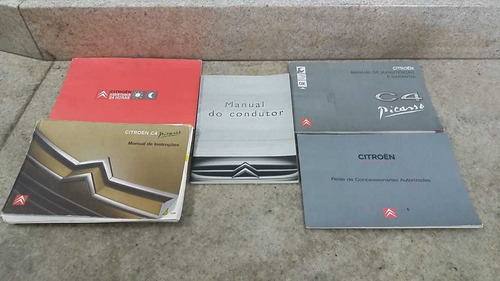 Kit Manual Proprietário Citroen C4 Picasso 2008 A 2018