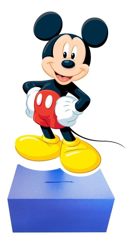 Alcancias Mickey Mouse Centro De Mesa 10 Piezas