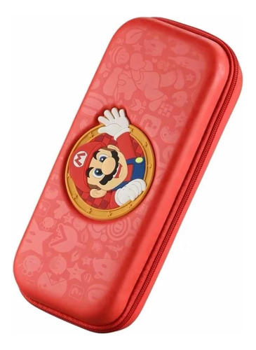 Estuche Para Nintendo Switch/oled Diseño De Mario Rojo