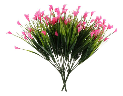 3x4x Artificial Bouquet Boda Hogar Decoración Floral Rosa