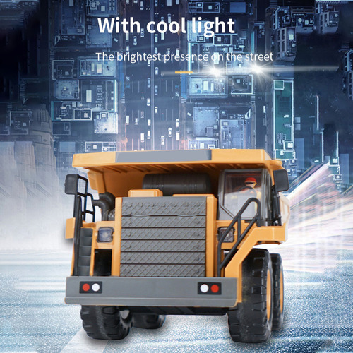 [ Juguete De Construcción Dump Truck 1/24 De 9 Canales Con