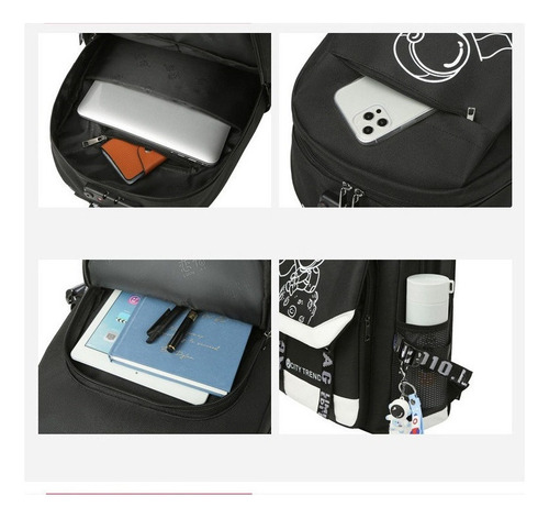 Mochila De Astronauta Luminosa Impermeable Gran Capacidad Color Mars