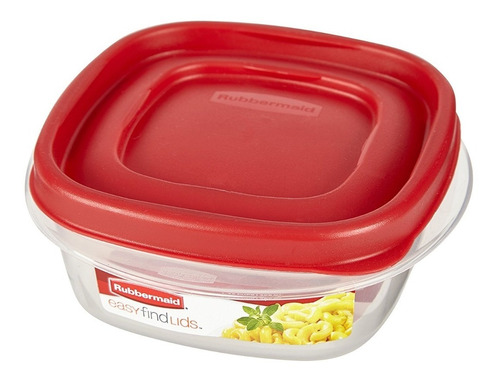 2 Contenedores Rubbermaid Easy Find Lids 296 Ml Original Usa