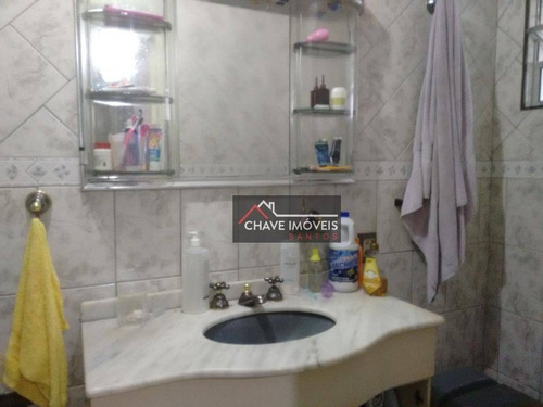Imagem 18 de 30 de Sobrado Residencial À Venda, Embaré, Santos. - So0057