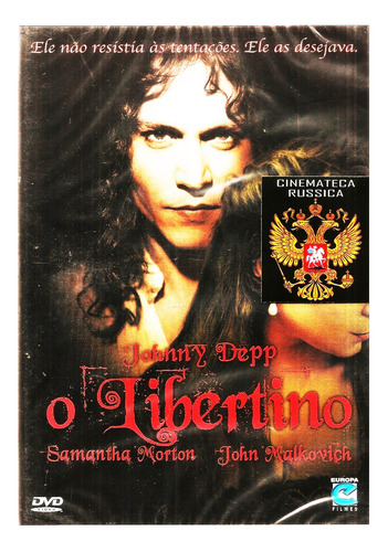 Dvd O Libertino Johnny Depp, John Malkovich Smantha Morton +