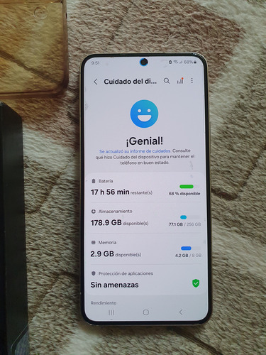 Samsung Galaxy S22 5g Snapdragon 256gb Blanco (Usado)