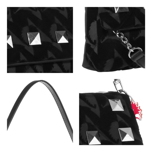 Bolsa Shoulder Para Mujer Evil W Capsule Negro Hbmurasame4cw
