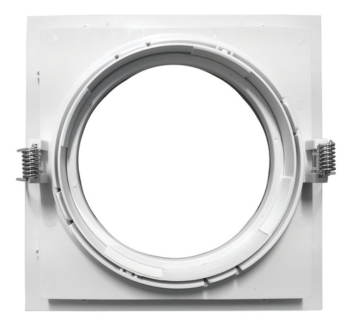 Spot De Embutir Recuado Ajustável Quadrado Ar111 Gu10 Cor Branco 127/220V