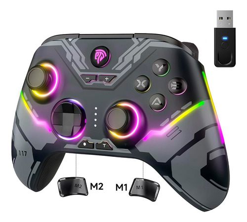 Mando Para Pc Easysmx X15 Con Disparadores Hall Y Luces Rgb