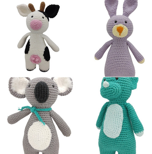 10 Patrones Crochet Amigurumi Animales De Apego Español Pdf