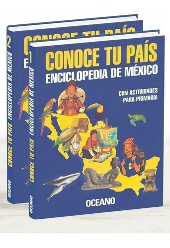 Libro Conoce Tu País Enciclopedia De México Primaria 2 Tomos