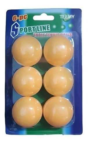Pelotitas De Ping Pong X 6 Unidades