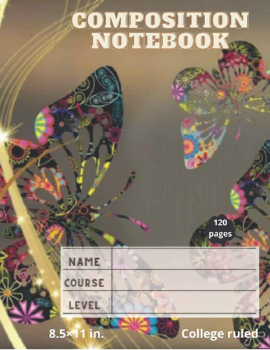 Libro: Composition Notebook: Beautiful Composition Notebook